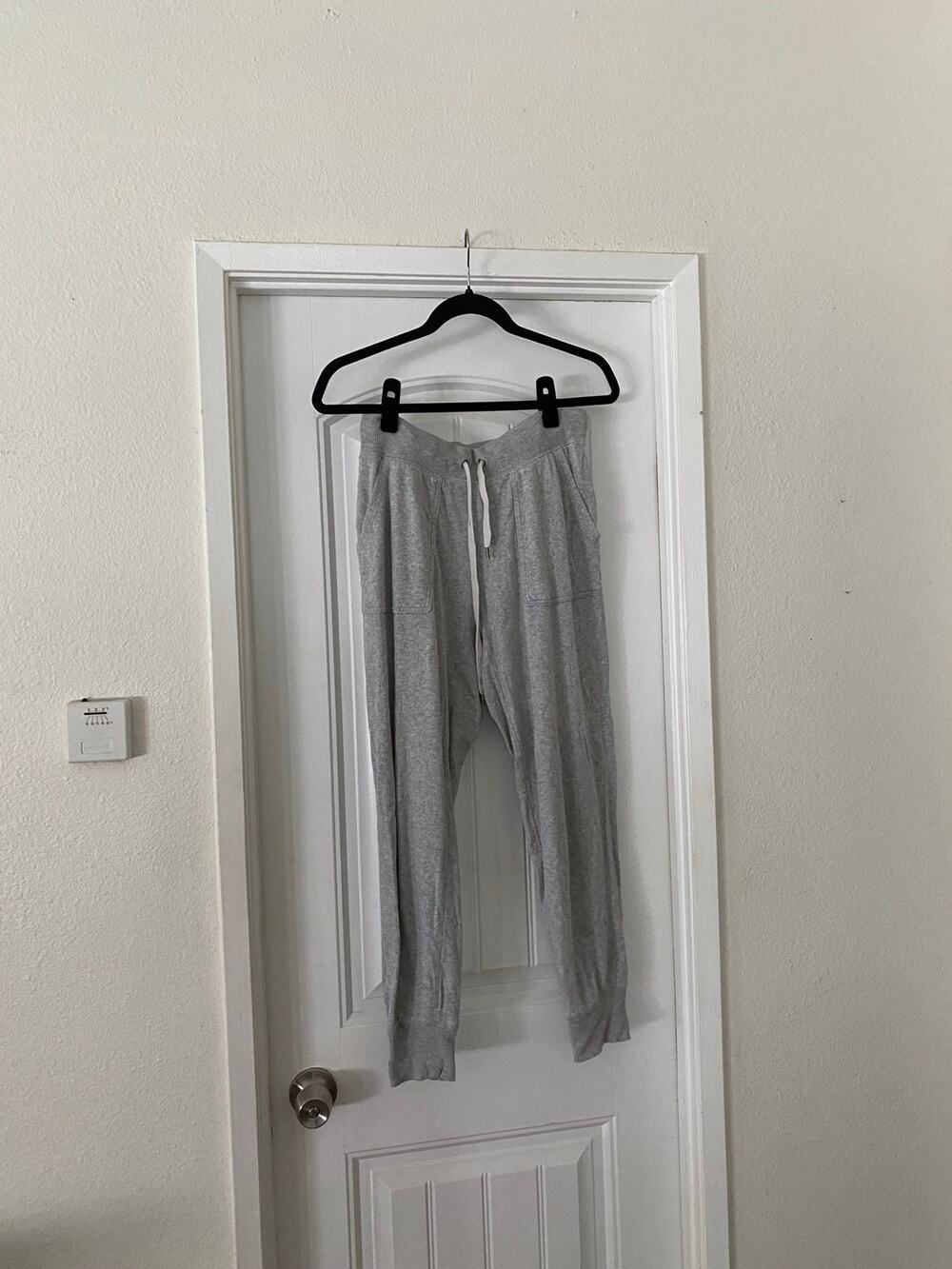 Aerie Gray Striped Soft Jogger Lounge Pants Size S